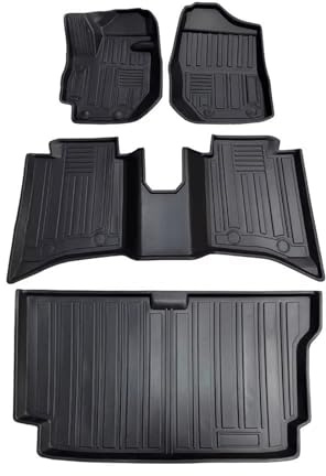 Auto Fußmatten Für Suzuki Für Jimny 5 Tür Auto Fußmatten Teppich TPE LHD RHD Automatische Und Manuelle Übertragung 2024 2025(4pcs Sets -Auto,LHD)