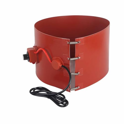 BRRNOO Silikon-Ölfass-Heizgürtel, 1200 W, Elektrisches Heizkissen für 60-l-Fässer, Temperaturbereich 30–150 °C (EU-Stecker 220 V)