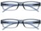 The Reading Glasses Company Die Lesebrille Unternehmen Grau Leicht Komfortables Leser Wert 2er-Pack Herren Frauen RR32-7 +2,00