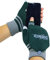 Cinereplicas - Harry Potter -Handschuhe - Abnehmbare Halbhandschuhe -Touchscreen Funktion - Offiziel lizensiert - Slytherin - 190 cm -Grün und Grau