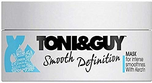 Toni & Guy Smooth Definition Maske, feuchtigkeitsspendende und feuchtigkeitsspendende Pflege für Männer und Frauen aller Haartypen und Farben, professionelle Tiefenreinigung, 1er Pack (200 ml)