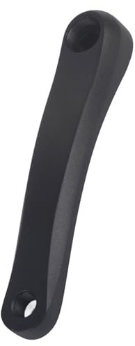 Keenso Fahrrad-Kurbelarm, Universal-Zubehör, Ersatz für Kurbel aus Aluminiumlegierung, 170 mm (Rhombic Hole-schwarz)