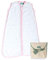 molis&co - Baby Sommerschlafsack - Sommer Baby Schlafsack 0.4 TOG - Neugeborene Babyschlafsack ohne Ärmel - 100% Baumwolle (Oeko-TEX 100), Premium Qualität - Pink Sky (95 cm)