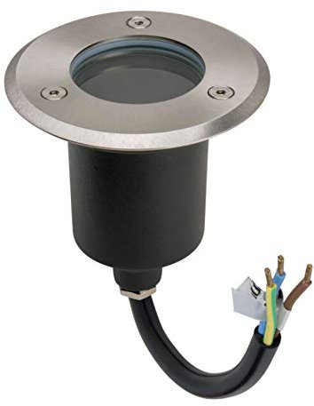LED Bodenspot Einbauleuchte Bodeneinbauleuchte Bodenstrahler Befahrbar 2000KG belastbar Edelstahl Rostfrei IP67 230 Volt mit GU10 Fassung Rund