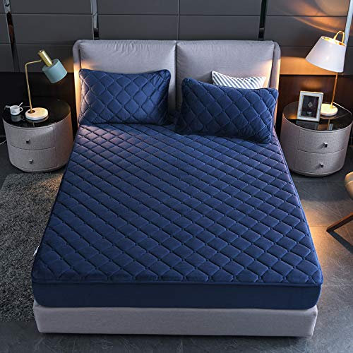 HAIBA Spannbettlaken Bettlaken Spannbetttuch in vielen Farben Matratzen-Bett-Schoner mit Spannumrandung Mikrofaser, weich für extra Komfort verfügbar in Verschiedenen Größen 150x200cm+30cm