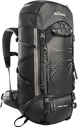 Tatonka Pyrox 45L - Tourenrucksack mit großer Frontöffnung, Bodenfach und Regenhülle - 45 Liter (black)