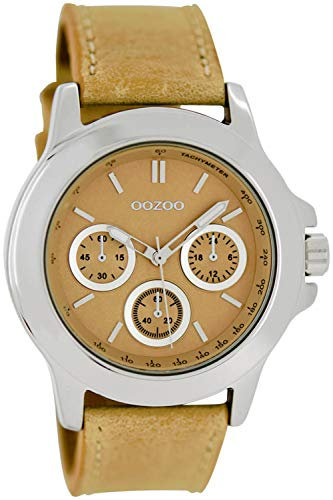 Oozoo Damenuhr mit Lederband 40 MM Sand/Sand C6185