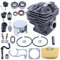 Gubeter Kit de Filtre à air de Joint d'huile de Piston de Cylindre de 48 mm, pour tronçonneuse Stihl 036 Ms360 Ms 360, 11250201206, 1125 020 1206, 11250201215, 1125 020 1215, 11250201213