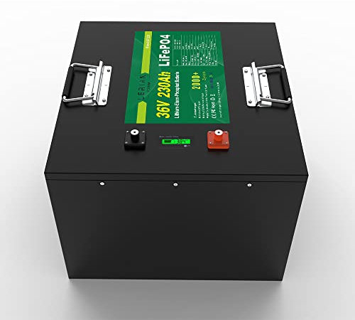 LiFePO4 Akku 36V 230Ah 200A 8280Wh Lithium-Eisen-Phosphat Batterie für Modellbau Camping Boot