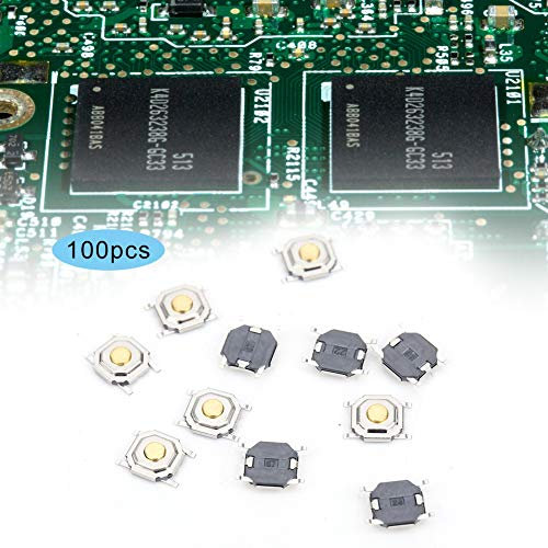 100 Pièces Interrupteur à Bouton-poussoir Tactile Micro-Interrupteur Kit d'assortiment de Petits Interrupteurs Composants électroniques Interrupteur DIP Interrupteur de Commande