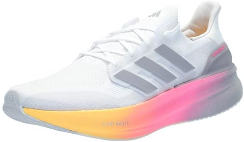 adidas Ultraboost 5.0 Alphaskin - Scarpe da corsa da uomo, Bianco Glory Grigio Lucido Rosa, 47 1/3 EU