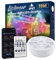 Lichaser 10m RGB+IC Outdoor LED Strip Wasserdicht DIY, Verfolgen, Segmentieren von LED-Streifen mit BT App und RF Fernbedienung für den Außenbereich