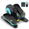 Rollingsurfer Mini Elíptica Eléctrica, Maquina Eliptica Bajo Escritorio con Monitor LCD y Control Remoto, Velocidad Ajustable, Silenciosa Ejercitador de Piernas para Ancianos y Adultos