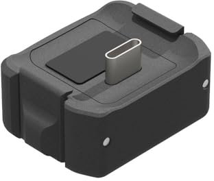 GEEMEE Charging Adaptateur Base pour Osmo Pocket 3, Type-C 1/4 Adaptateur de Montage Potable Gimbal Camera Accessoires ,Protable Adaptateur de Chargement de Caméra et Base
