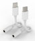 USB C auf 3.5mm Kopfhörer Adapter(2 Stück)Type C AUX Mikrofon DAC Audio Kabel Splitter für iPhone 15 Auto Headphone Stereo Stecker Anschluss für Samsung Android Handy Headset Dongle für iPad für Apple