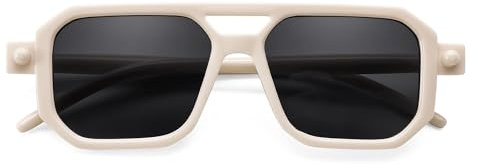 FEISEDY Retro Gafas de Sol Rectangulares para Niños y Niñas 0-6 Años B0188