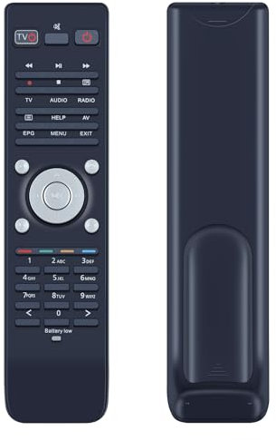 TRUCKON Neu RC3034302/01 Ersatzfernbedienung für VU+Duo2 Solo 2/MBE012, für VU+TV-Box VU+Duo2 VU+Solo 2 Duo-2 Solo-2 VU+Duo VU+Zero VU+Solo 4k (Keine Einrichtung erforderlich)