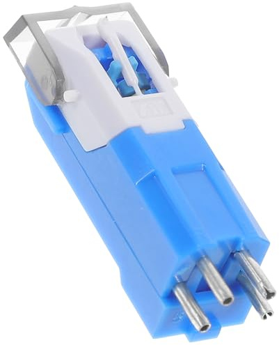 Blue Turntable Needle Replacement, Sapphire Plastic Record Player Stylus | Professional Phonograph Replacement, Easy Installation, Wide Compatibility, Reliable Performance, Elegant Style