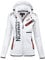 Geographical Norway Damen Softshell Funktions Outdoor Regen Jacke Sport [GeNo-24-Weiss-Gr.L]