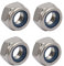 sourcing map 4Stk. Links Hand Sicherungsmuttern 304 Edelstahl Metrisches Gewinde M8 x 1,25mm de