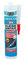 G.E.B. PLO02002 Mastic GEBSICONE W3 100% Silicone d'étanchéité-Cartouche de 280ml Transparent-890751
