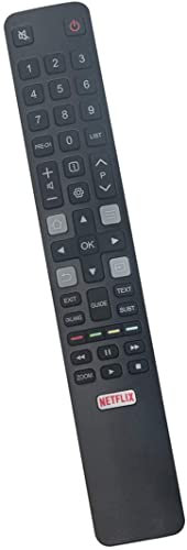 ALLIMITY RC802N IRC802N YLI2 Telecomando Sostituito per TCL Thomson 4K HDR Android TV 32HD5526 40FD5416 40HTR5406 43US6016 43UV6006 43UV6206W 50UD6306 55UC6306 55UD6336 55US6106 65UD6306