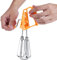 BORDSTRACT Frusta Manuale, Frusta in Acciaio Inox, Mixer Rotante da Cucina, Strumento da Cucina per Montare Panna, Uova, Sbattere e Cuocere al Forno (Arancione)