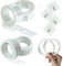 Millennium 10 Pcs Balloon Arch Tape Kit with 2x5 m Balloon Arch Strips, 200 Glue Dots, 4 Self-Adhesive Hooks & 2x10 ft Fishing Wire for Wedding Anniversary and Birthday Party Decorations