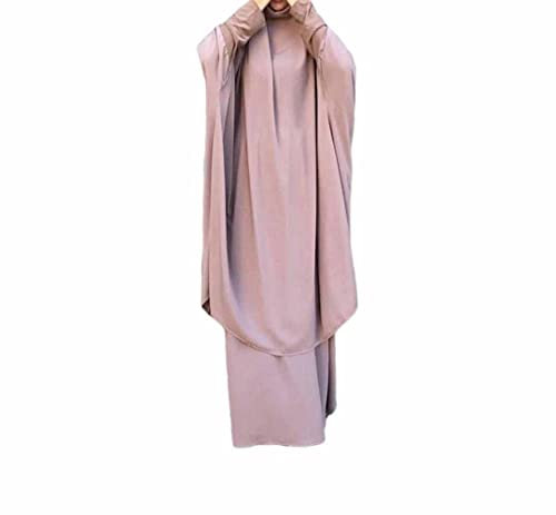Frauen muslimisches Kleid mit Kapuze Hijab Gebetskleidung Abaya islamische Robe Maxi afrikanischer Kaftan Islam Dubai Türkei Kleidung