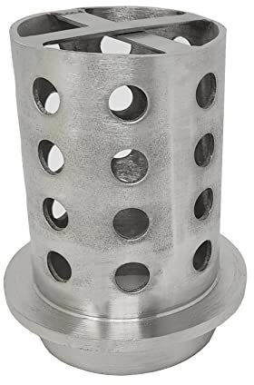 Perforierte Gießkolben Vakuumguss Edelstahl Wand Flansch 10 GA- (2 x 4)