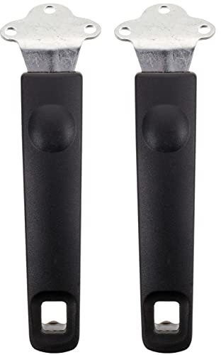 BESTonZON 2pezzi Manico di Pentola in Bachelite Rimovibile Antiscottatura Sostituzione Ergonomico per Uso Domestico Resistente alle Alte Temperature