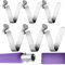 JSKWIKE 6 Pcs Kajak Paddel Federclip Kajak Federklammern, Feststellbare Zeltstange Druckknopf Feder Snap Clip für Outdoor Camping Edelstahl Federschnappclips Zubehör für Markisenflügel