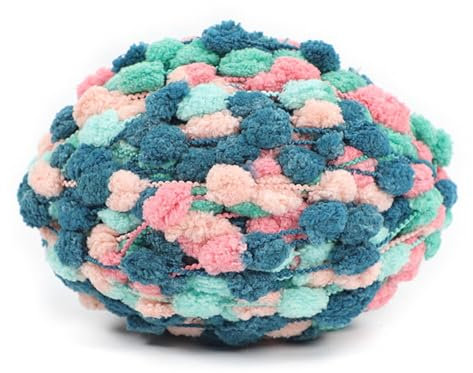 LUOFANG Häkelgarn, weiches, leckeres Garn, buntes Strickgarn, Webgarn zum Stricken von Schals, Pullovern, Häkeln, Basteln, 100 g/Rolle