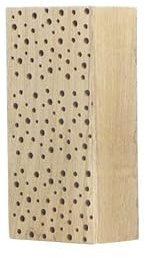 Bienenhotel Nistholz Niströllchen Nisthilfe für Wildbienen 30cm