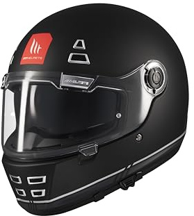 MT JARAMA SV SOLID Integralhelm L in schwarz
