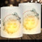 16 Stück Windlicht Tischdeko Schön DASS du da bist, Teelichter Eukalyptus Grün Deko, Windlichter Taufe Kommunion Tischdeko, Lichthülle Taufe Konfirmation Junge Mädchen Erstkommunion Baby Shower Deko