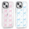 Foonary 2 Stück Transparent Handyhülle für iPhone 14/iPhone 13 6,1, Hülle mit Aesthetic Muster Schleifen und Fliege Motiv Design Mädchen Frauen Case, Silikon Schutzhülle Cover für iPhone 14/13, 04