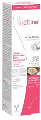 Netline Crème Dépilatoire Aisselles-Maillot avec Applicateur L 38/40, 100 ml