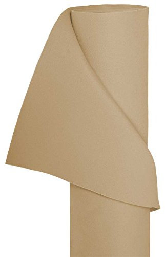 HaGa® Filz Bastelfilz Filzstoff Filzwolle Stoff 1,5m Br. (Meterware) hellbraun - flexibel - einfache verarbeitung - sehr stabil