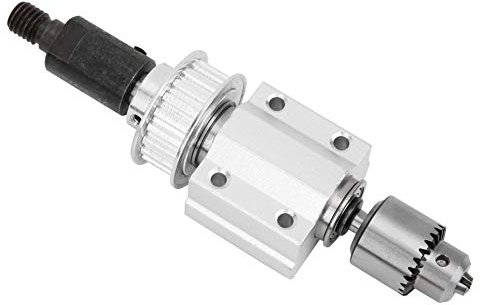 Dreibacken Bohrfutter, Spindel ohne Motor Zubehör für DIY Tischbohrmaschinen zur Holzbearbeitung, Passendes F6800Z Lager
