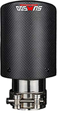 WPCASE Auspuffblende Auspuff Endrohr Auspuffblende Gebogen EndschalldäMpfer Auspuff Auspuff Sound Booster Auspuffblenden Auspuff Blenden Endrohr Auspuffblende Auspuffblende Schwarz Matte,curl