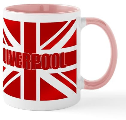 CafePress Liverpool Scouser Flag Mug 11 oz (325 ml) Ceramic Coffee Mug