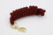 Führstrick Baumwolle mit Messingclip 1,8 m bordeaux