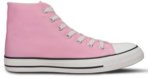 CULTZ Diamond Unisex Sneaker Damen Herren High Top Turnschuhe Pink 40