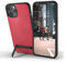 Snakehive Metro Leather Case for Apple iPhone 12/12 Pro || Real Leather Phone Case with Stand || Genuine Leather & MagSafe Compatible Leather Cover with Kickstand (Red)