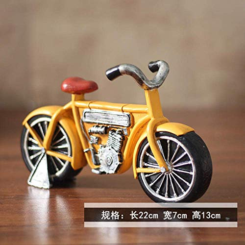 YTOOZ Statue Dekoration Statue Skulptur Ornamente Statuen Nostalgie Motorrad Modell Dekoration Home Wohnzimmer TV Schrank Weinschrank Shop Dekoration Neuheit Geschenk