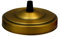 LEDSone Single Point Yellow Brass Ceiling Light Fitting Plate for Vintage Pendent Lights, 108mm Metal Antique Side Fitting Ceiling Rose with Accessories for Hanging Ceiling and Wall Lamp.