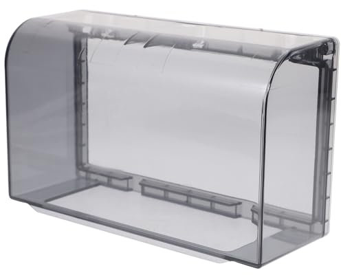 DOITOOL Flip Weatherproof Cover Outlet Cover, 2- Gang Wall Socket Face Plate Panel Box, Outdoor Receptacle Cover Protector, Black (20.2 X 7.5 X 12cm)