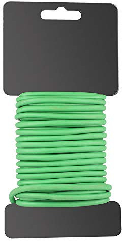 KINGLAKE 4.8mm x 10m Garden Wire Plastic Coated Wire Green Garden Soft Tie Thick Plant Twist Tie Wire