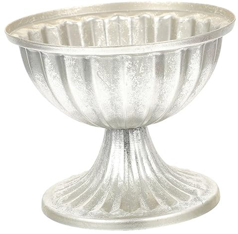 Abaodam Blumentopf Tischblumen Mittelstücke Hochzeit Blumenvase Blumentöpfe Dekorativer Übertopf Für Die Veranda Kleine Blumenvasen Pflanzgefäße Im Freien Eisen Griechenland Spalte Büro